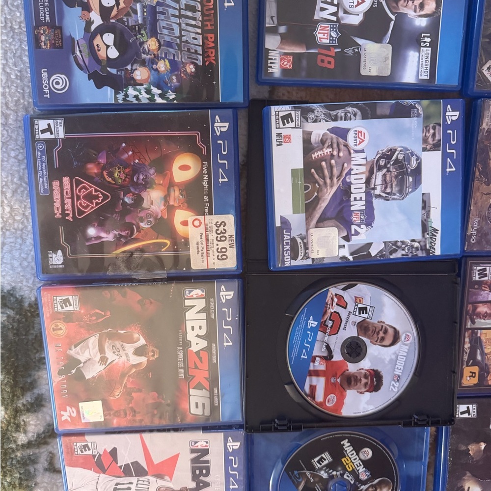 PS4 Video Game Collection